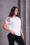 Picture of CURVY GIRL TOP WITH FLORAL EMBROIDERY